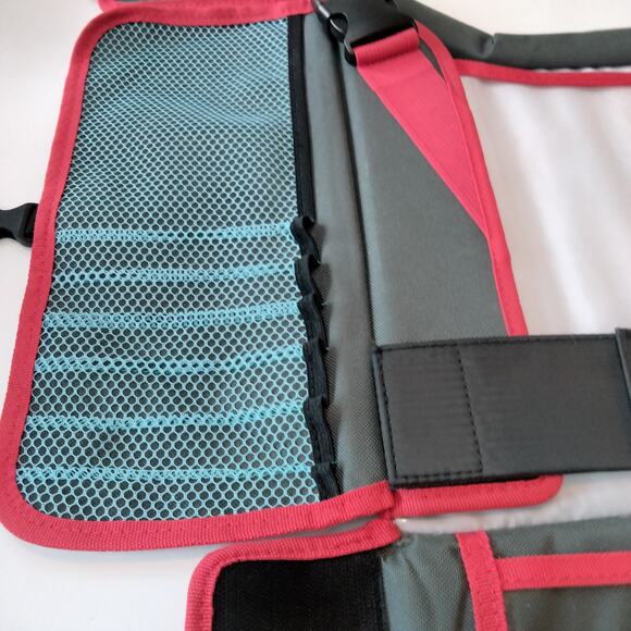 Everything In Place Kids Travel Car  LapTray Organizer Black Red - Picture 4 of 4